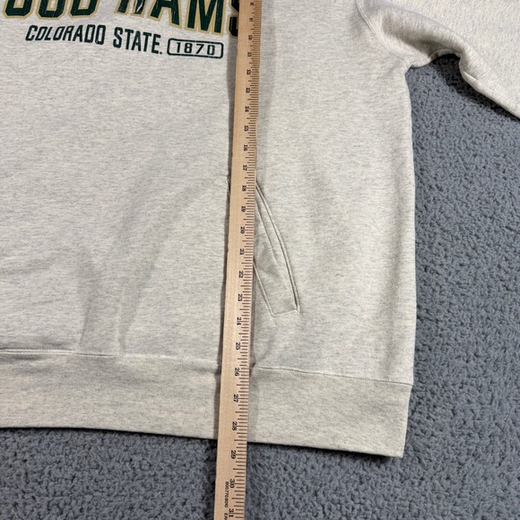 Champion CSU Rams 1/4 Zip Pullover Sweatshirt Men's 2XL Gray NCAA - Picture 8 of 10